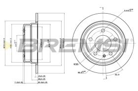 Bremsi CD6303S - DISCO DE FRENO | BRAKE DISCS