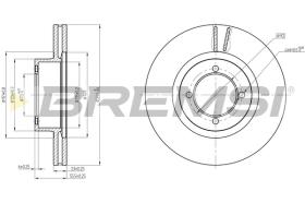 Bremsi CD6305V - DISCO DE FRENO | BRAKE DISCS