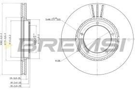 Bremsi CD6312V - DISCO DE FRENO | BRAKE DISCS