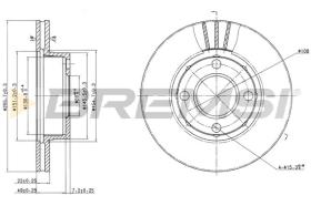 Bremsi CD6319V - DISCO DE FRENO | BRAKE DISCS