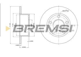 Bremsi CD6321S - DISCO DE FRENO | BRAKE DISCS