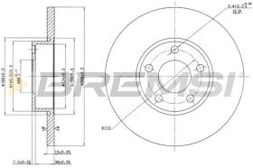 Bremsi CD6324S - DISCO DE FRENO | BRAKE DISCS