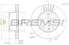 Bremsi CD6325V - DISCO DE FRENO | BRAKE DISCS