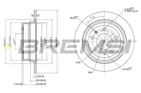 Bremsi CD6326S - DISCO DE FRENO | BRAKE DISCS