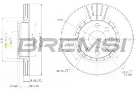 Bremsi CD6328V - DISCO DE FRENO | BRAKE DISCS