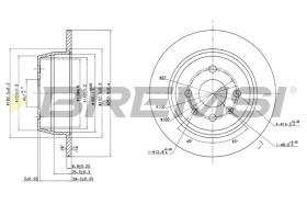 Bremsi CD6331S - DISCO DE FRENO | BRAKE DISCS