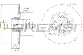 Bremsi CD6333S - DISCO DE FRENO | BRAKE DISCS