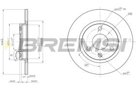 Bremsi CD6335S - DISCO DE FRENO | BRAKE DISCS