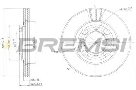 Bremsi CD6342V - DISCO DE FRENO | BRAKE DISCS