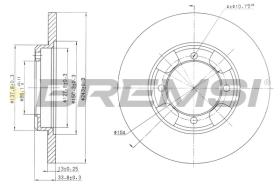 Bremsi CD6343S - DISCO DE FRENO | BRAKE DISCS