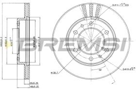 Bremsi CD6347V - DISCO DE FRENO | BRAKE DISCS