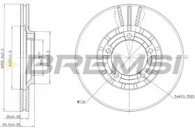 Bremsi CD6349V - DISCO DE FRENO | BRAKE DISCS