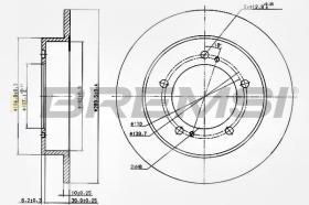Bremsi CD6351S - DISCO DE FRENO | BRAKE DISCS