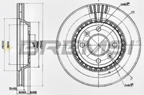 Bremsi CD6354V - DISCO DE FRENO | BRAKE DISCS