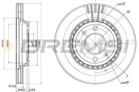 Bremsi CD6354V - DISCHI FRENO | BRAKE DISCS