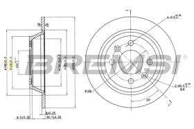 Bremsi CD6355S - DISCO DE FRENO | BRAKE DISCS