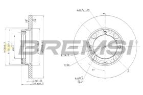 Bremsi CD6358S - DISCO DE FRENO | BRAKE DISCS