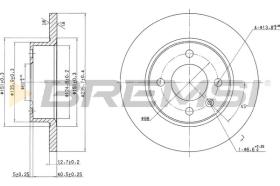 Bremsi CD6359S - DISCO DE FRENO | BRAKE DISCS