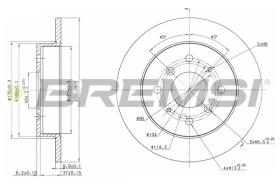 Bremsi CD6360S - DISCO DE FRENO | BRAKE DISCS