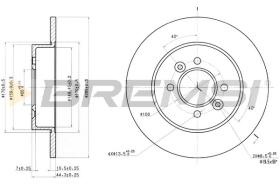 Bremsi CD6362S - DISCHI FRENO | BRAKE DISCS