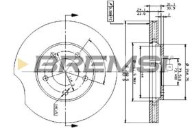 Bremsi CD6366V - DISCO DE FRENO | BRAKE DISCS