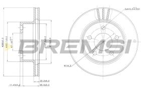 Bremsi CD6367V - DISCO DE FRENO | BRAKE DISCS