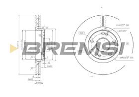 Bremsi CD6369V - DISCO DE FRENO | BRAKE DISCS