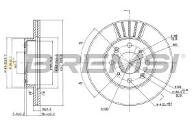 Bremsi CD6377V - DISCO DE FRENO | BRAKE DISCS