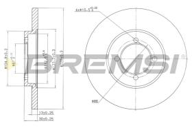 Bremsi CD6379S - DISCO DE FRENO | BRAKE DISCS