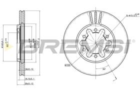 Bremsi CD6382V - DISCO DE FRENO | BRAKE DISCS