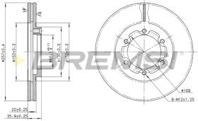 Bremsi CD6385V - DISCO DE FRENO | BRAKE DISCS