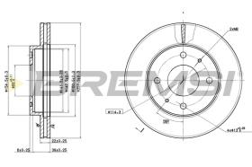 Bremsi CD6390V - DISCO DE FRENO | BRAKE DISCS