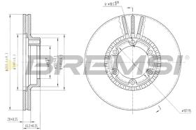 Bremsi CD6392V - DISCO DE FRENO | BRAKE DISCS