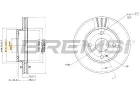 Bremsi CD6393V - DISCO DE FRENO | BRAKE DISCS