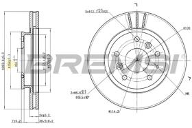 Bremsi CD6395V - DISCO DE FRENO | BRAKE DISCS
