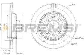 Bremsi CD6397V - DISCO DE FRENO | BRAKE DISCS