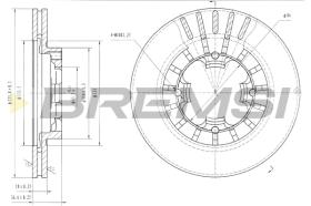 Bremsi CD6399V - DISCO DE FRENO | BRAKE DISCS