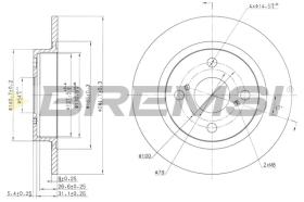 Bremsi CD6401S - DISCO DE FRENO | BRAKE DISCS