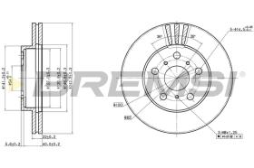 Bremsi CD6402V - DISCO DE FRENO | BRAKE DISCS