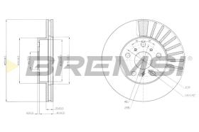Bremsi CD6403V - DISCO DE FRENO | BRAKE DISCS