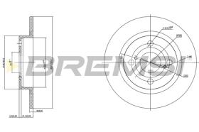 Bremsi CD6404S - DISCO DE FRENO | BRAKE DISCS