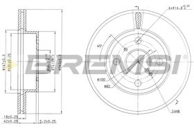 Bremsi CD6407V - DISCO DE FRENO | BRAKE DISCS
