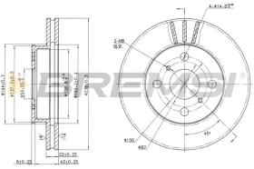 Bremsi CD6408V - DISCO DE FRENO | BRAKE DISCS