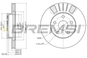 Bremsi CD6411V - DISCO DE FRENO | BRAKE DISCS
