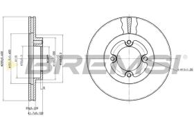Bremsi CD6415V - DISCO DE FRENO | BRAKE DISCS