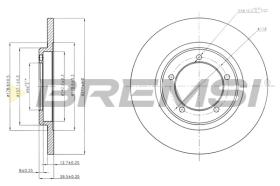 Bremsi CD6419S - DISCO DE FRENO | BRAKE DISCS