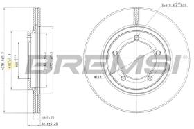 Bremsi CD6420V - DISCO DE FRENO | BRAKE DISCS