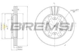 Bremsi CD6421V - DISCO DE FRENO | BRAKE DISCS