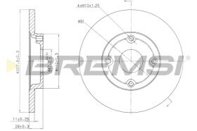 Bremsi CD6422S - DISCO DE FRENO | BRAKE DISCS