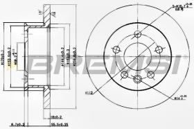 Bremsi CD6426S - DISCO DE FRENO | BRAKE DISCS